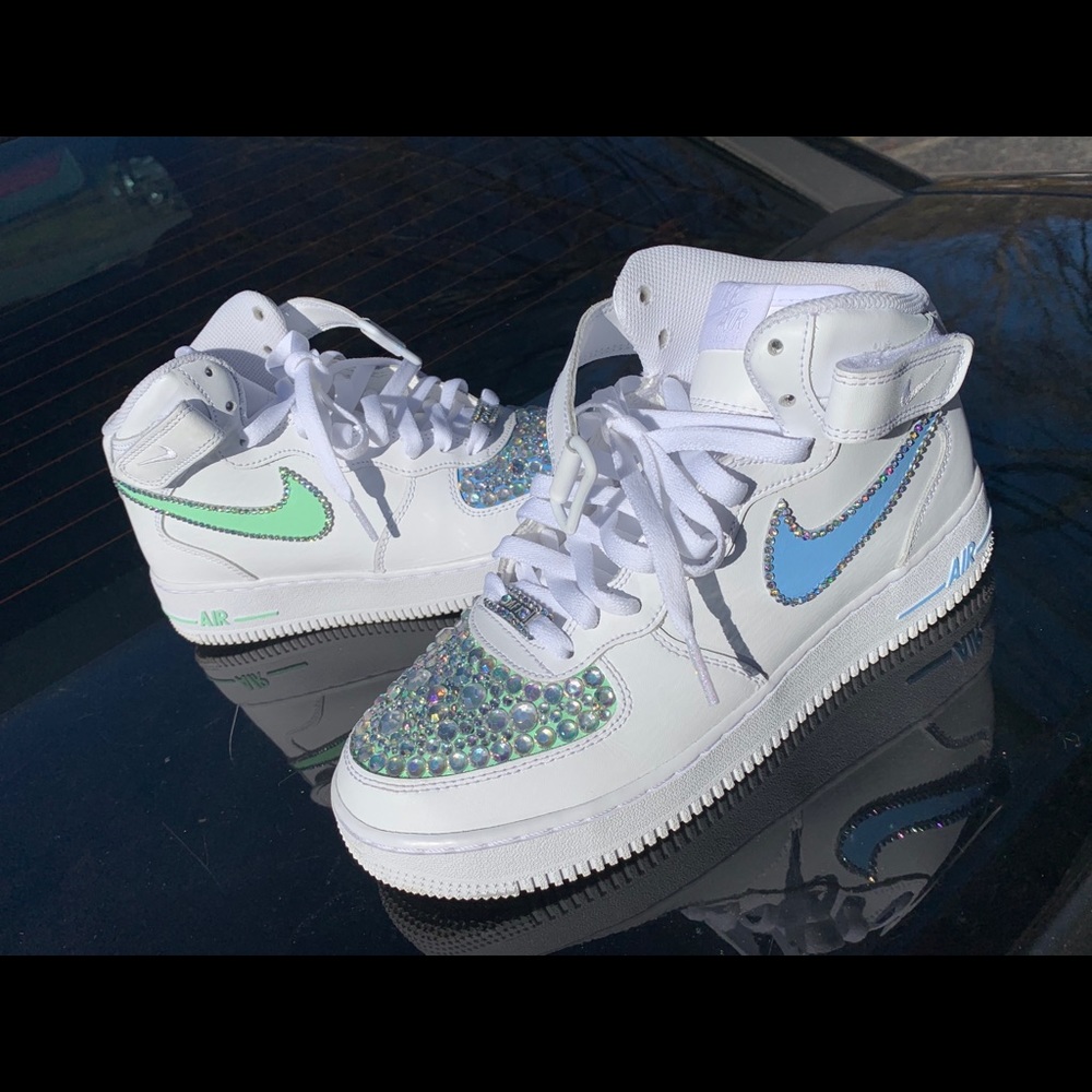 Customized air force 1’s, I MADE